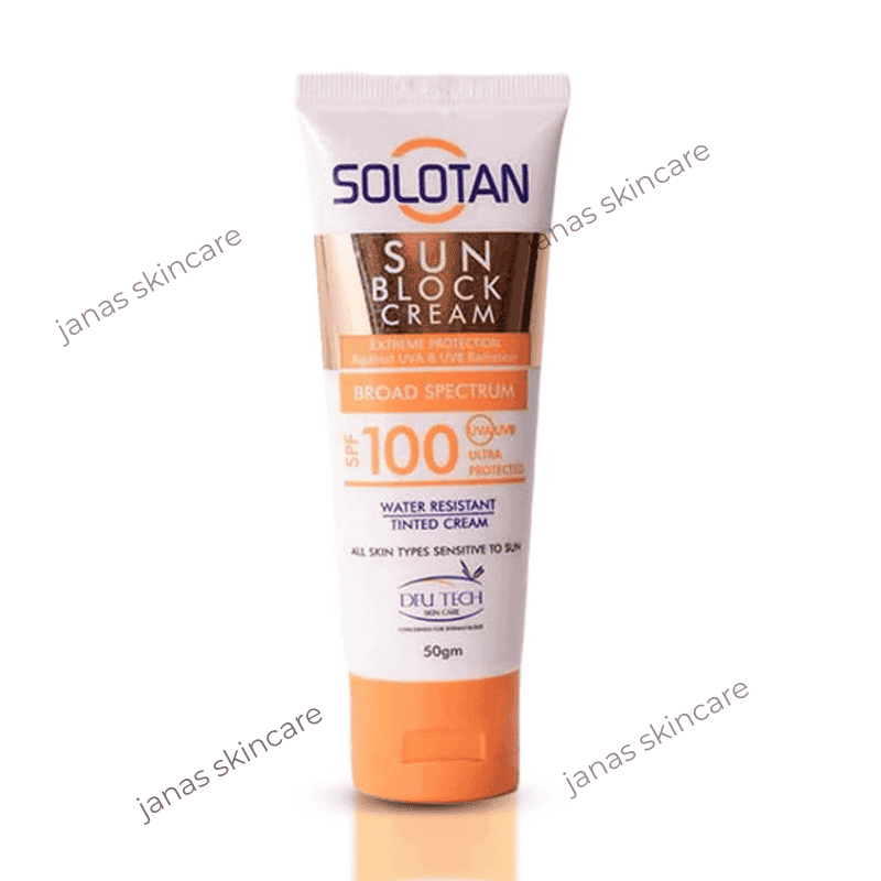 Best Tinted Sunblock | Solotan SPF 100 (Extreme Protection)