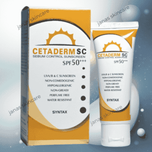 CetaDerm SC Sebum control sunscreen SPF 50 +++