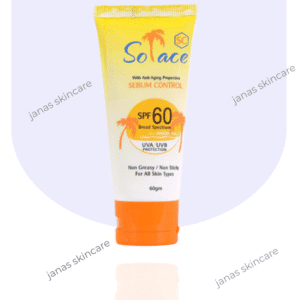 Best Oil Free Sunblock | Solace SPF 60 Sebum Control