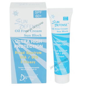 Best Oil Free Sunblock for Face | Sun Defense SPF 60+