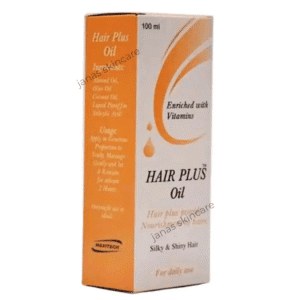 Hair Plus Oil with Almond, Olive & Coconut Oils + Liquid Paraffin (100ml)