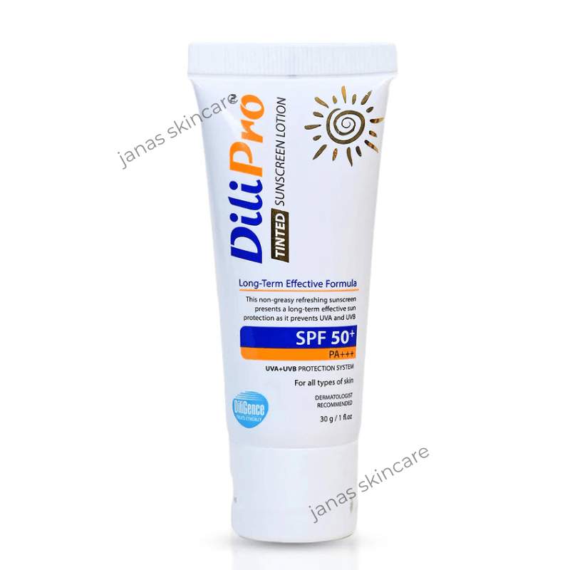 DiliPro TINTED Sunscreen Lotion
