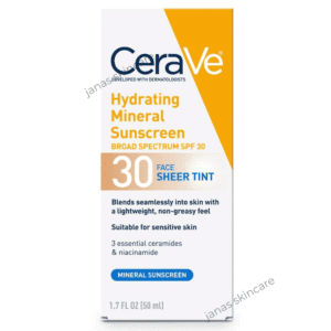 Hydrating Mineral Sunscreen SPF 30 Face Sheer Tint